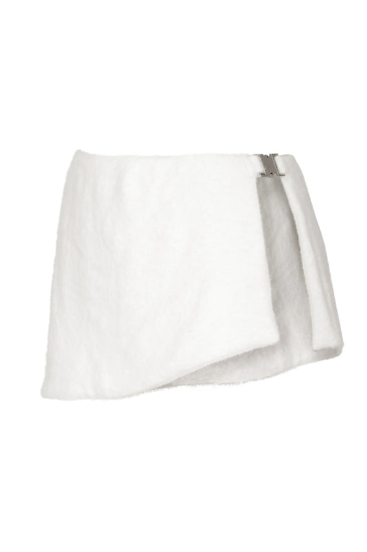 Lana - white knit pant + skirt