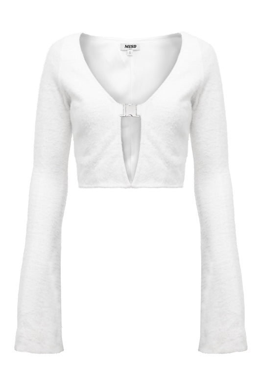 Lana- white knit top